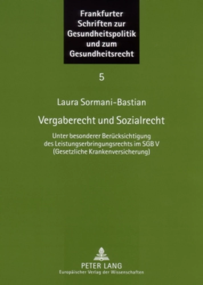 Title: Vergaberecht und Sozialrecht