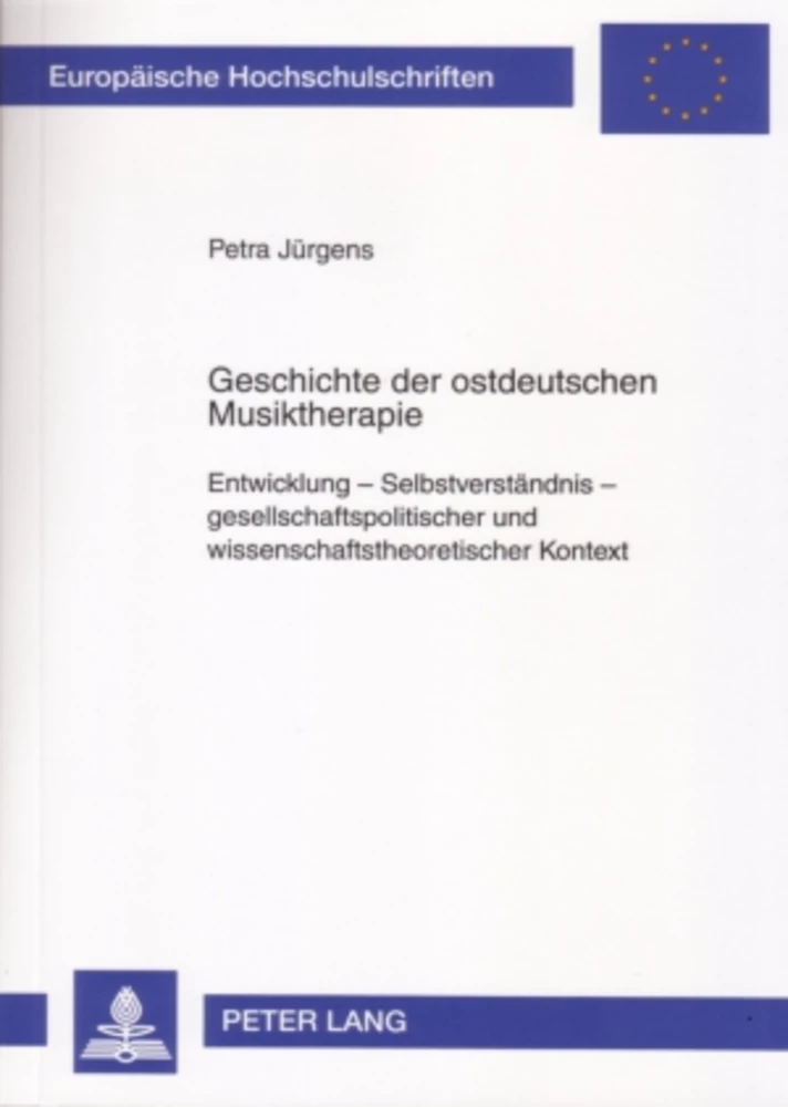 Titel: Geschichte der ostdeutschen Musiktherapie
