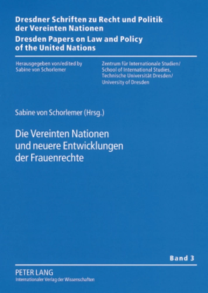 Titel: Die Vereinten Nationen und neuere Entwicklungen der Frauenrechte