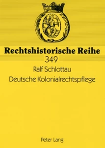 Title: Deutsche Kolonialrechtspflege