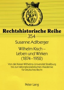 Title: Wilhelm Kisch – Leben und Wirken (1874-1952)