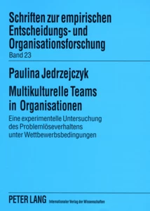 Title: Multikulturelle Teams in Organisationen