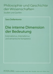 Title: Die interne Dimension der Bedeutung