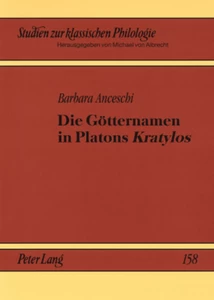 Titel: Die Götternamen in Platons «Kratylos»