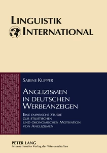 Title: Anglizismen in deutschen Werbeanzeigen