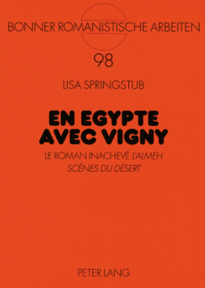 Titre: En Egypte avec Vigny