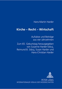 Title: Kirche – Recht – Wirtschaft