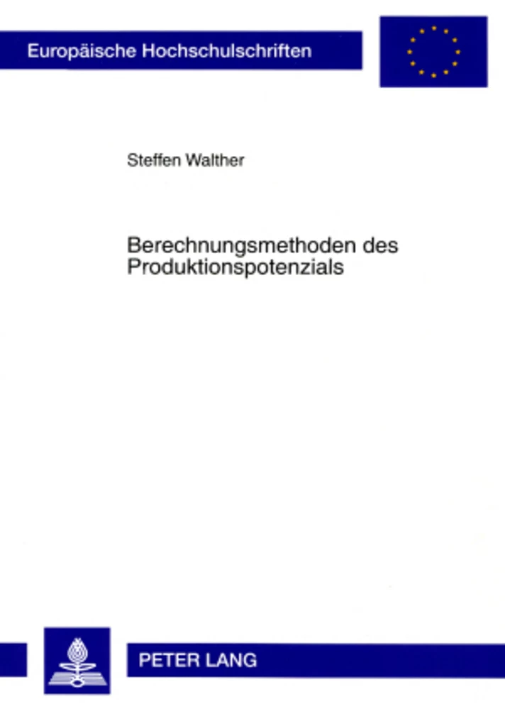 Titel: Berechnungsmethoden des Produktionspotenzials