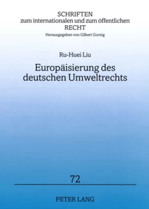 Title: Europäisierung des deutschen Umweltrechts