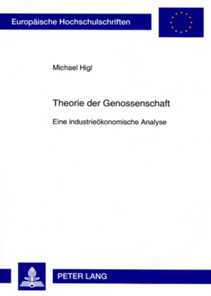 Title: Theorie der Genossenschaft