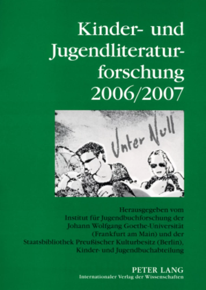 Titel: Kinder- und Jugendliteraturforschung 2006/2007
