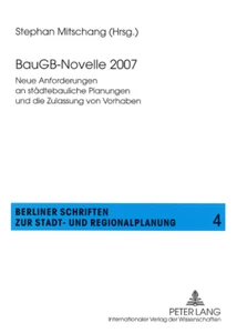 Title: BauGB-Novelle 2007