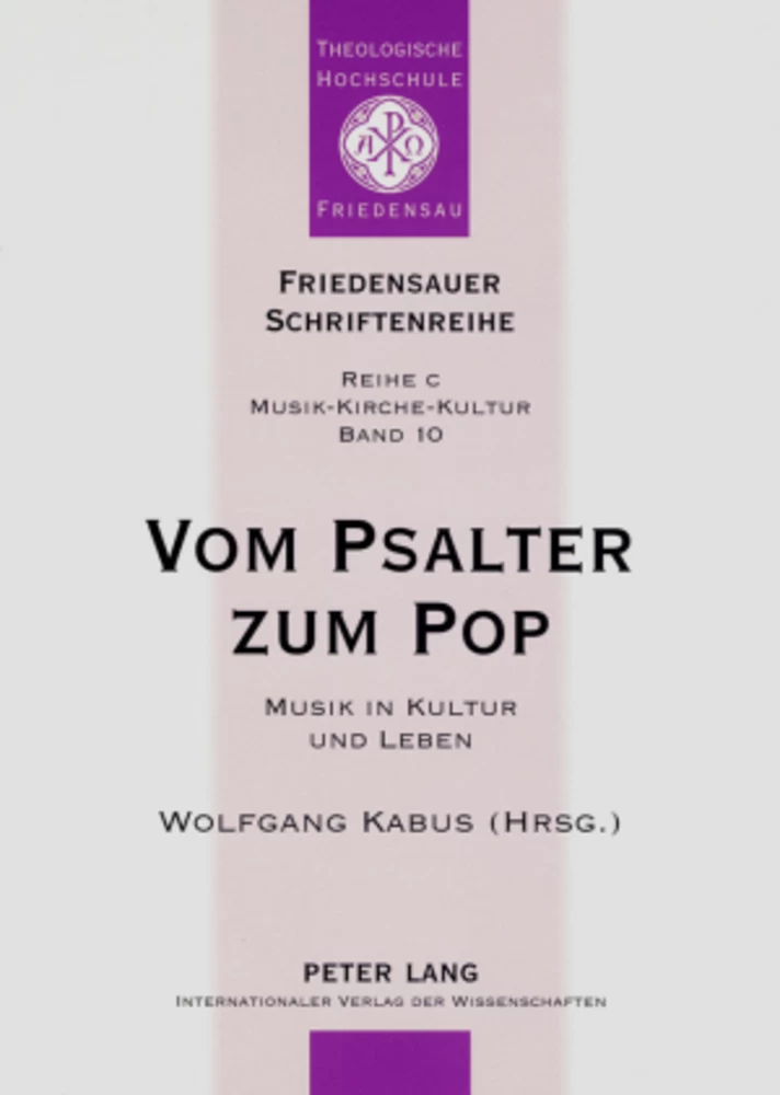 Title: Vom Psalter zum Pop