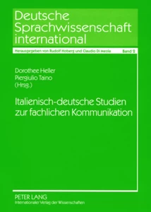Title: Italienisch-deutsche Studien zur fachlichen Kommunikation
