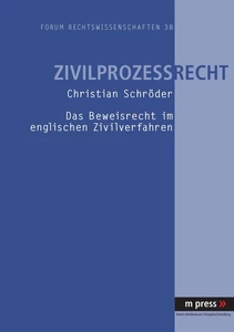 Title: Das Beweisrecht im englischen Zivilverfahren