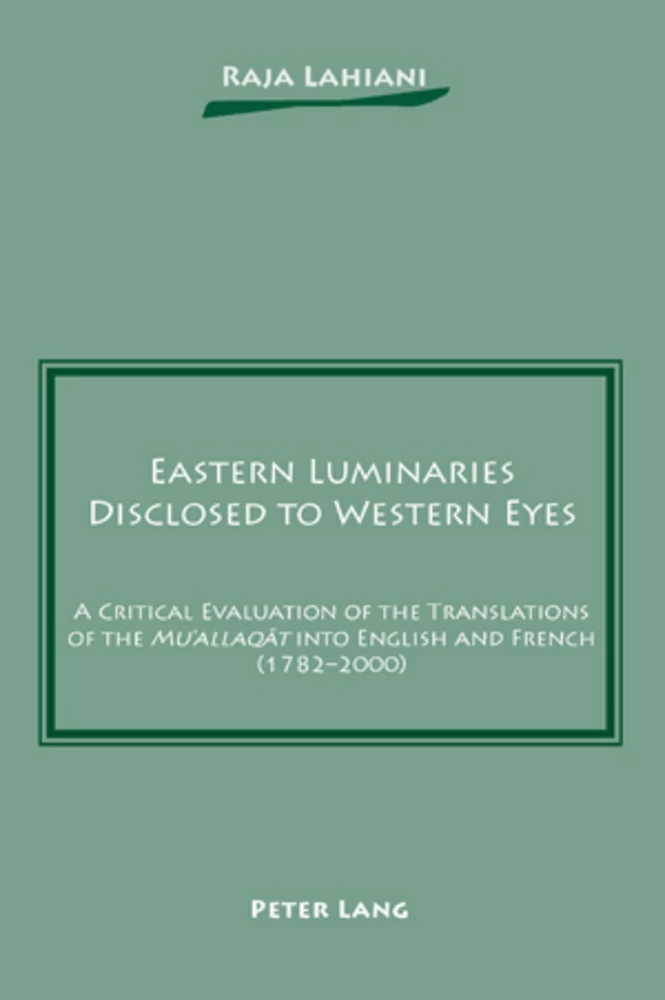 Title: Eastern Luminaries Disclosed to Western Eyes