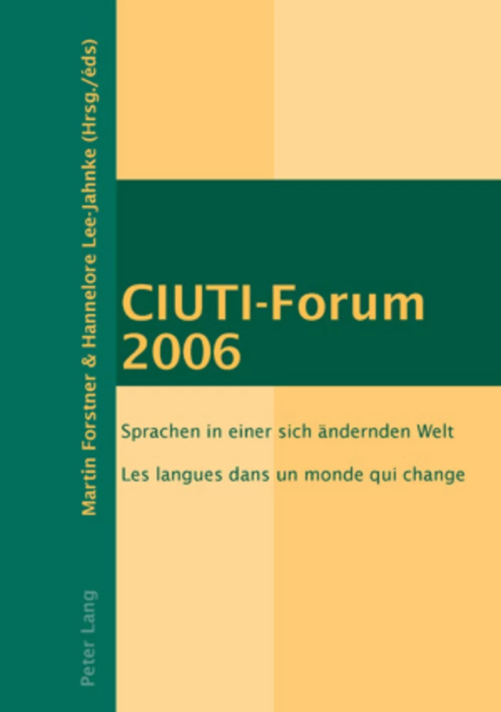 Titel: CIUTI-Forum 2006
