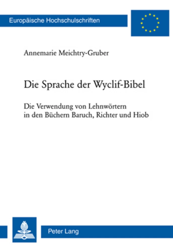 Titel: Die Sprache der Wyclif-Bibel