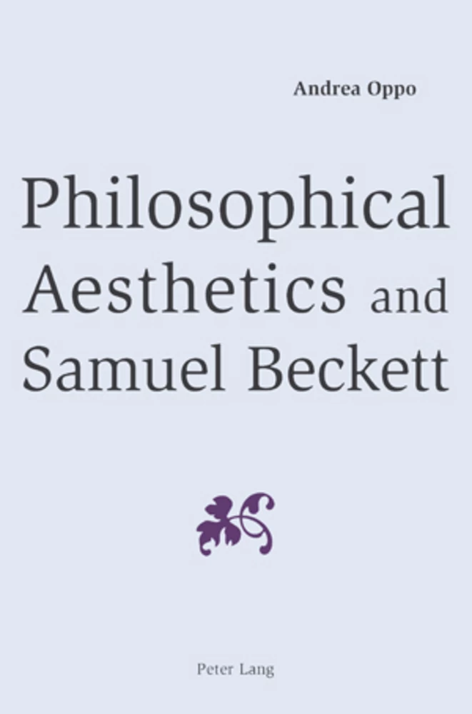 Title: Philosophical Aesthetics and Samuel Beckett