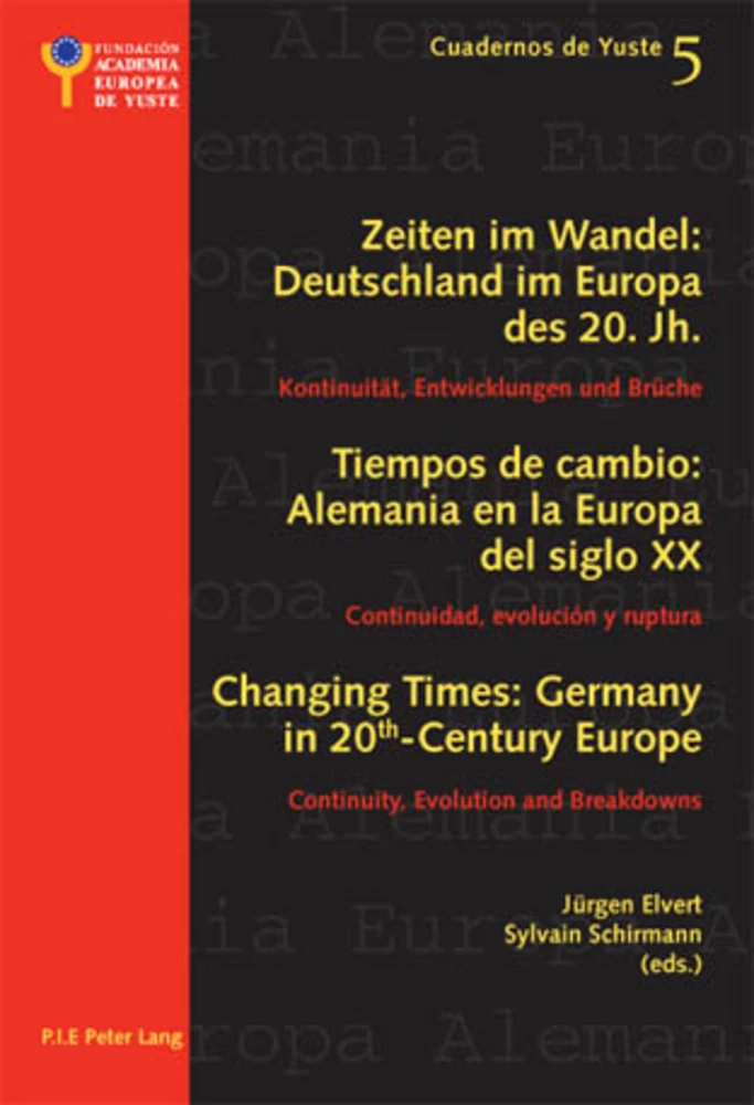 Title: Changing Times: Germany in 20 th -Century Europe- Les temps qui changent : L’Allemagne dans l’Europe du 20 e  siècle