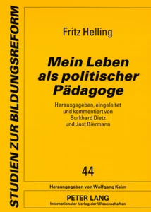 Title: Mein Leben als politischer Pädagoge