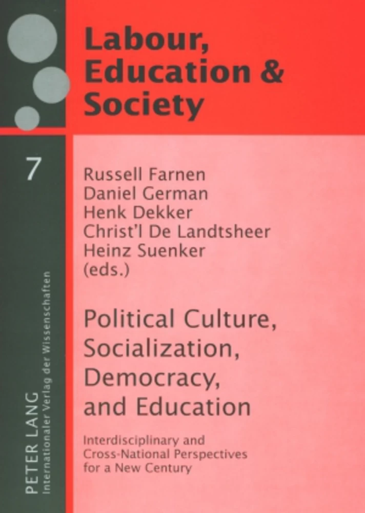 Title: Political Culture, Socialization, Democracy, and Education