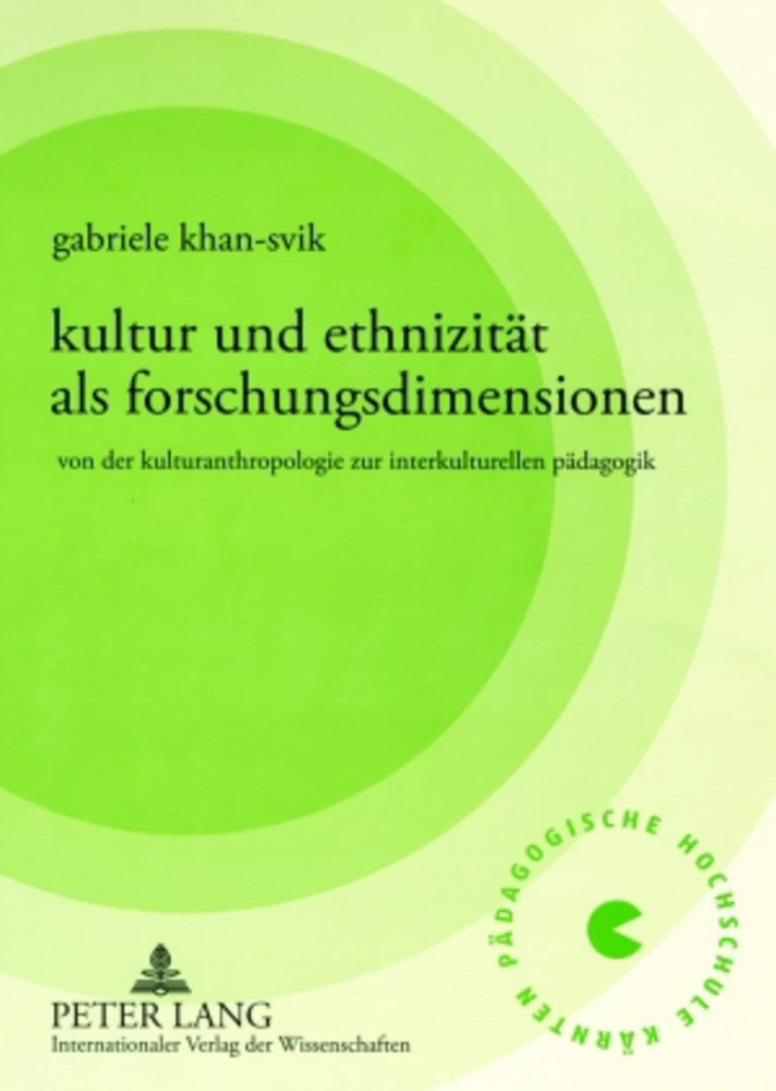 Titel: Kultur und Ethnizität als Forschungsdimensionen
