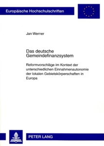 Titel: Das deutsche Gemeindefinanzsystem