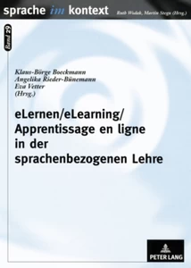 Title: eLernen/eLearning/Apprentissage en ligne in der sprachenbezogenen Lehre