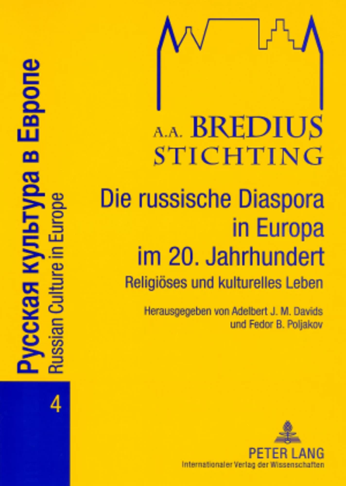 Titel: Die russische Diaspora in Europa im 20. Jahrhundert