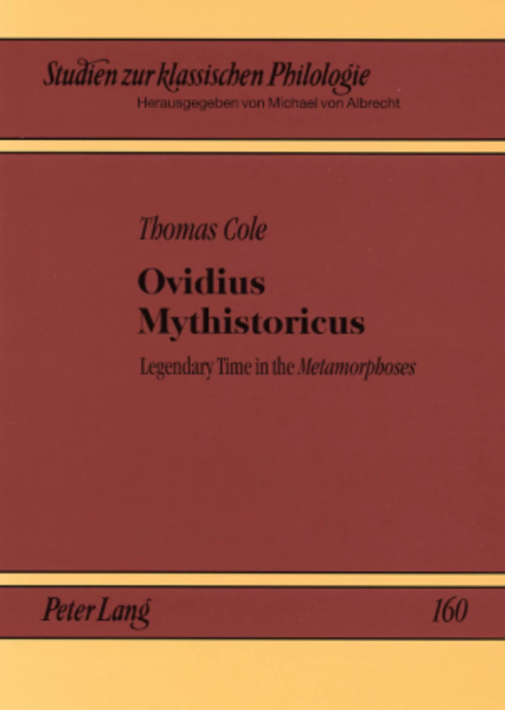Title: Ovidius Mythistoricus