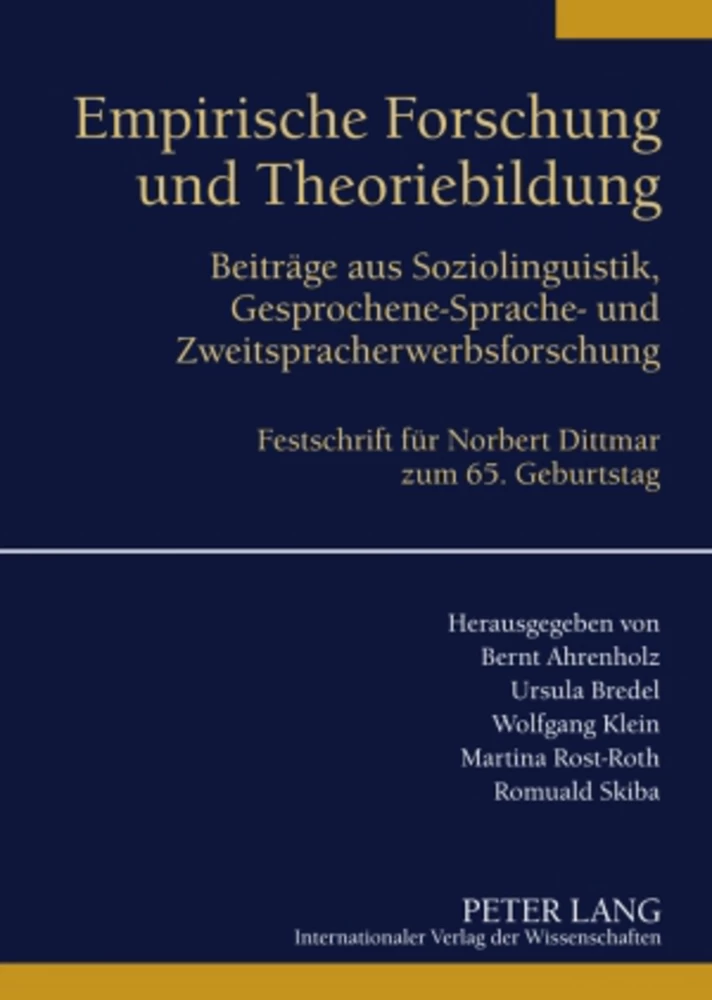 Titel: Empirische Forschung und Theoriebildung