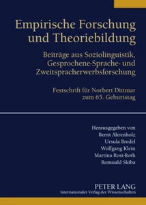 Title: Empirische Forschung und Theoriebildung