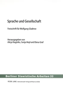 Title: Sprache und Gesellschaft