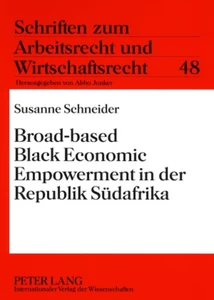 Title: Broad-based Black Economic Empowerment in der Republik Südafrika