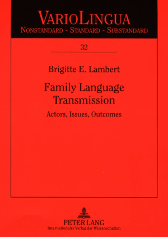 Title: Family Language Transmission