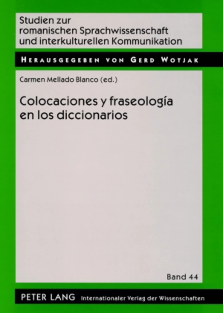 Title: Colocaciones y fraseología en los diccionarios