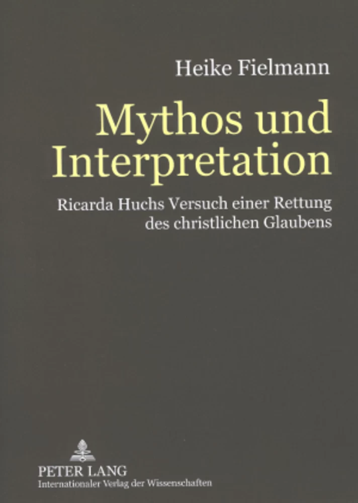 Titel: Mythos und Interpretation