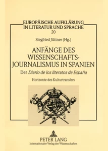 Title: Anfänge des Wissenschaftsjournalismus in Spanien