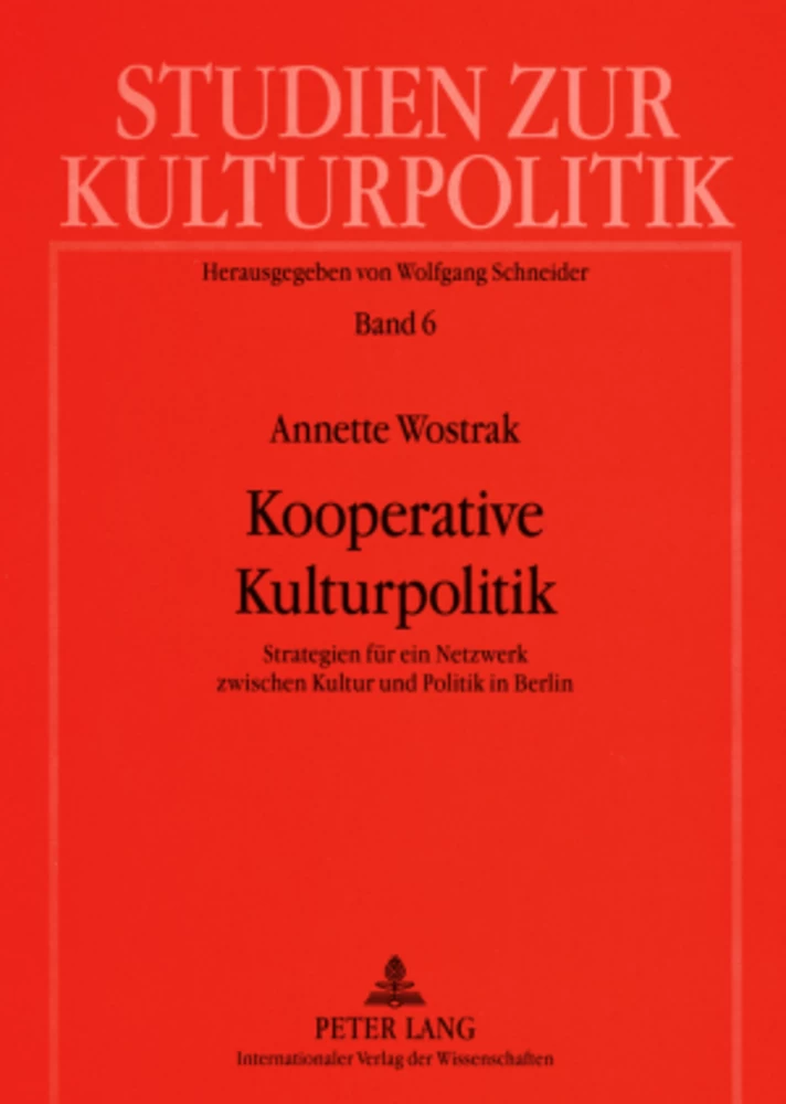 Titel: Kooperative Kulturpolitik
