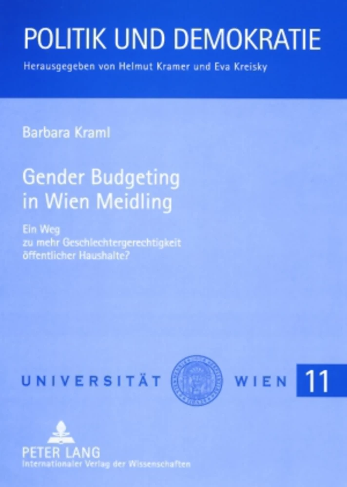 Titel: Gender Budgeting in Wien Meidling