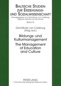 Title: Bildungs- und Kulturmanagement- The Management of Education and Culture