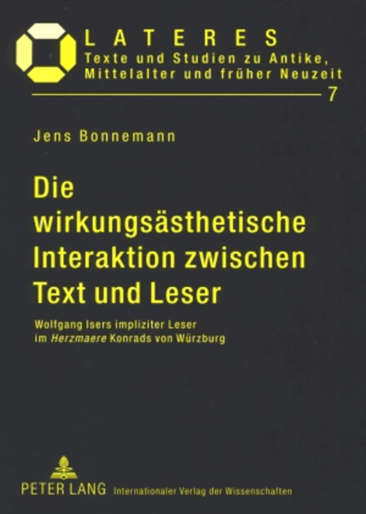 Titel: Die wirkungsästhetische Interaktion zwischen Text und Leser