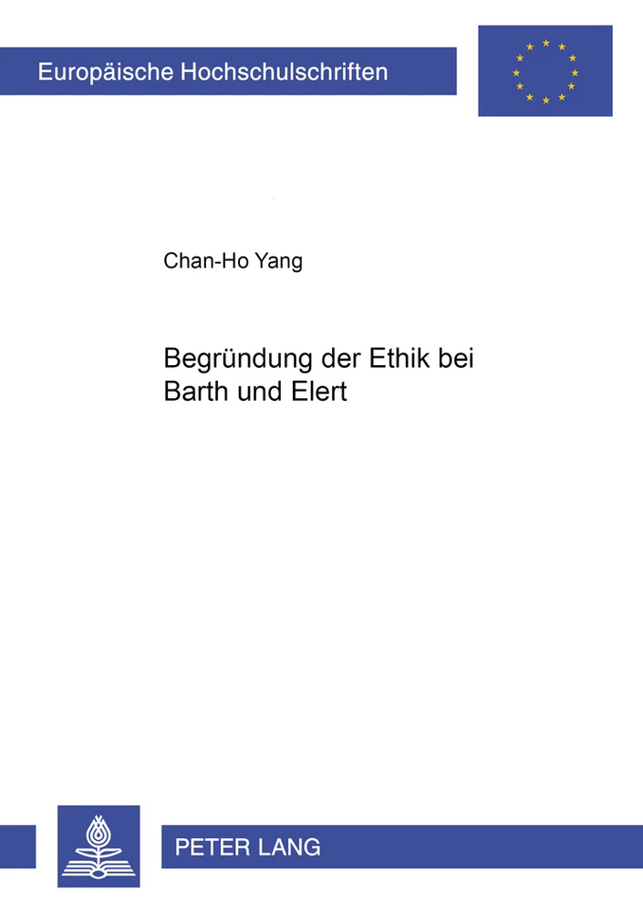 Titel: Begründung der Ethik bei Barth und Elert