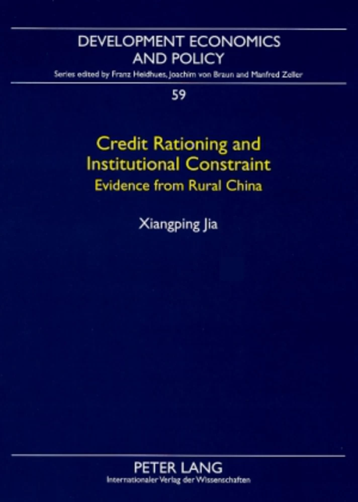 Title: Credit Rationing and Institutional Constraint