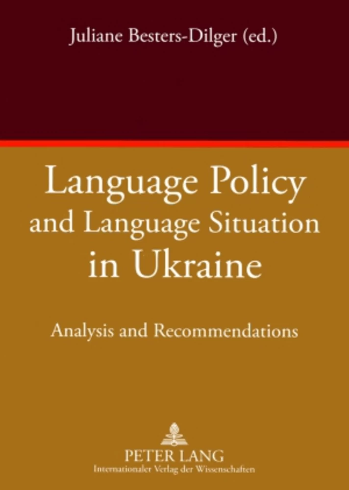 Title: Language Policy and Language Situation in Ukraine