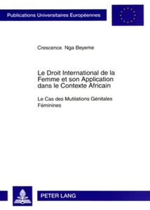 Title: Le Droit International de la Femme et son Application dans le Contexte Africain