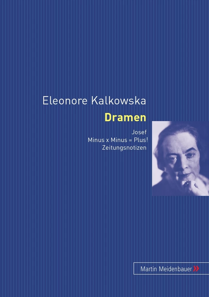 Title: Eleonore Kalkowska.  Dramen