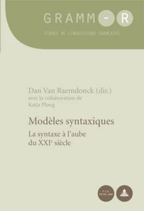 Title: Modèles syntaxiques