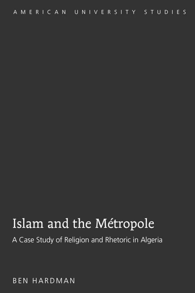 Title: Islam and the Métropole